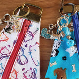 Ensemble de modèles de pochette à clés mignon