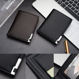 Portefeuille Court à Bords en Fer