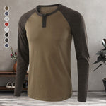 T-shirt décontracté à manches longues pour hommes