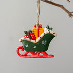 Pendentifs Décoratifs d'Arbre de Noël en Résine