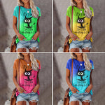 T-shirt Chat Alphabétique