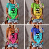T-shirt Chat Alphabétique