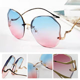 Lunettes de soleil carrées surdimensionnées vintage à la mode