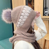 Bonnet épais tricoté tout assorti