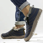 Chaussures à neige unisexes imperméables et chaudes