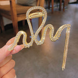 Barrette serpent avec strass