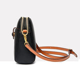 Élégant sac à bandoulière contrasté