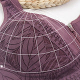 Soutien-gorge taille plus avec fermeture éclair sur le devant