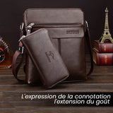 Sac à bandoulière pour homme avec sac à main