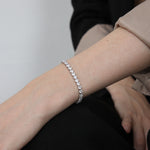 Bracelet de Moissanite Etincelant