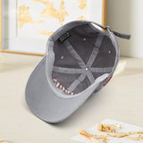 Casquette à visière tendance avec lettres brodées