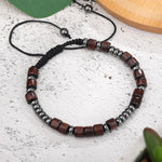 "Jusqu'à ce que nous nous revoyions" Bracelet en code morse