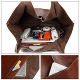 Cabas en cuir oversize