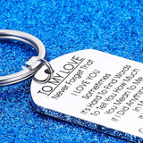 Porte-clés de motivation TO MY LOVE