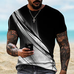 T-shirt à impression numérique pour hommes