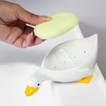 Boîte à savon canard en céramique