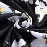 Robe à la mode à manches courtes et épaules dénudées