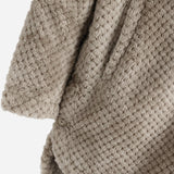 Manteau uni à capuche