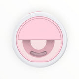 Lumière ronde pour selfies