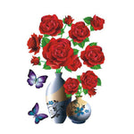 Autocollant Vase 3D