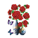 Autocollant Vase 3D