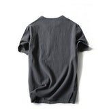 T-shirt d'été en lin pour hommes