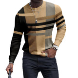 Haut décontracté à manches longues pour hommes