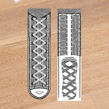 Chaussures et bas drôles en toile réelle et fausse