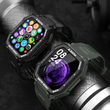 Montre intelligente à trois défenses pour sports de plein air