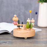 Boîte à musique en bois pour enfants ou amis