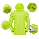 Unisexe Coupe-vent Imperméable Anti-UV Super Léger