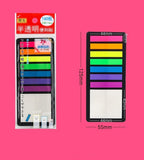 Notes autocollantes fluorescentes