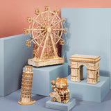 Puzzle Créatif en Trois Dimensions en Bois