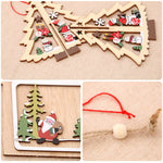 Pendentif en Bois de Noël