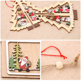 Pendentif en Bois de Noël