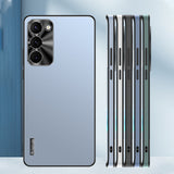 Couverture de cas mat de cadre en métal pour SAMSUNG