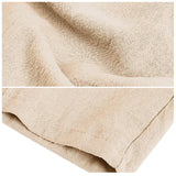 Pantalon décontracté en coton et lin taille haute pour femmes