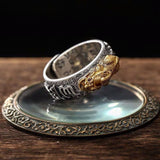 Bague ouverte Pixiu pour homme