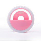 Lumière ronde pour selfies