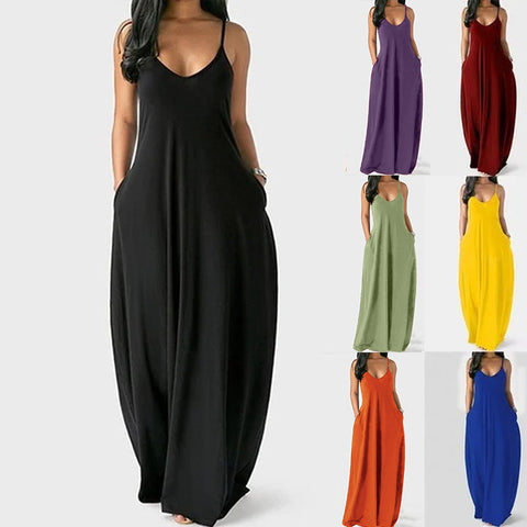 Robe à poche oblique unie