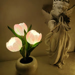 Lampe de table LED de Tulip Veilleuse Fleurie