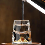 Verre à vin en forme de diamant