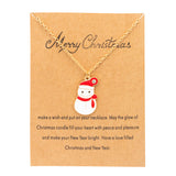 Collier en alliage de la série de Noël