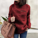 Pull Thermique à Col Roulé Zippé