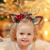Bandeau de costume en bois de cerf
