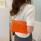 Sac à bandoulière à une épaule avec chaîne à la mode