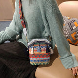 Sac à bandoulière tressé