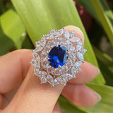 Ensemble de bijoux en saphir