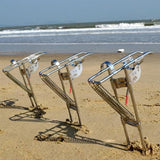 Porte-canne à pêche automatique à ressort