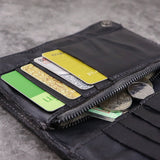 Portefeuille homme avec plusieurs fentes pour cartes